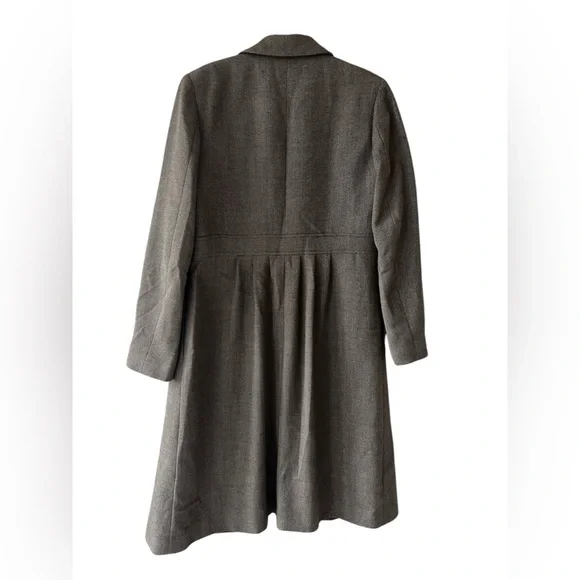CHARLES CHANG-LIMA Classic Wool Top Coat Size 8 - Picture 2 of 11